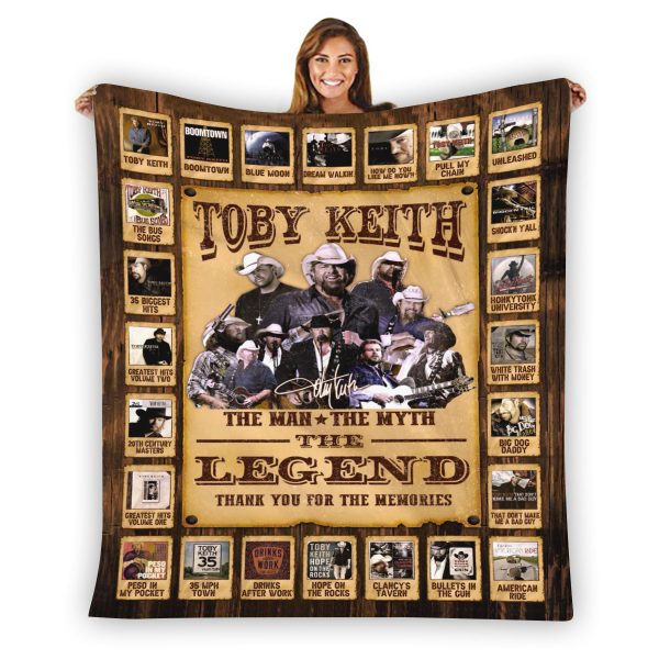 Toby Keith Flannel Blanket - VANDH 2478