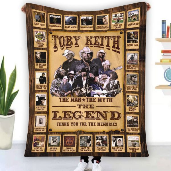 Toby Keith Flannel Blanket - VANDH 2478