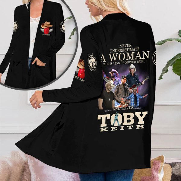 Toby Keith Women's Patch Pocket Cardigan - TANTN 4689