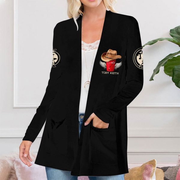 Toby Keith Women's Patch Pocket Cardigan - TANTN 4689