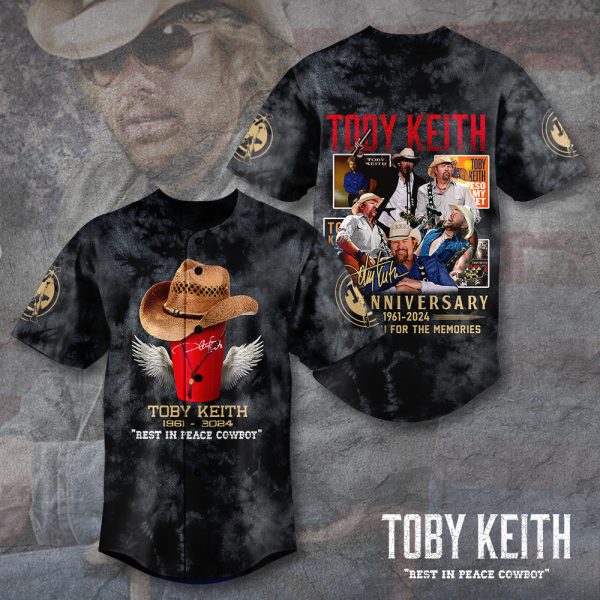 Toby Keith Baseball Jersey - TANTN 4687