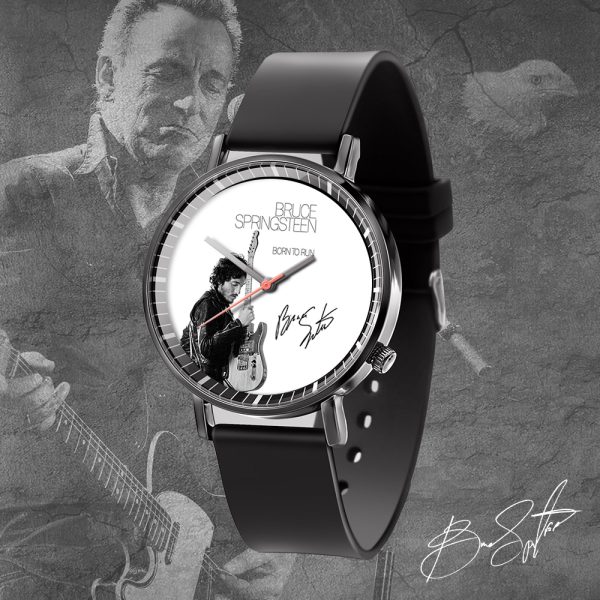 Bruce Springsteen Black Leather Watch - TANTN 4903