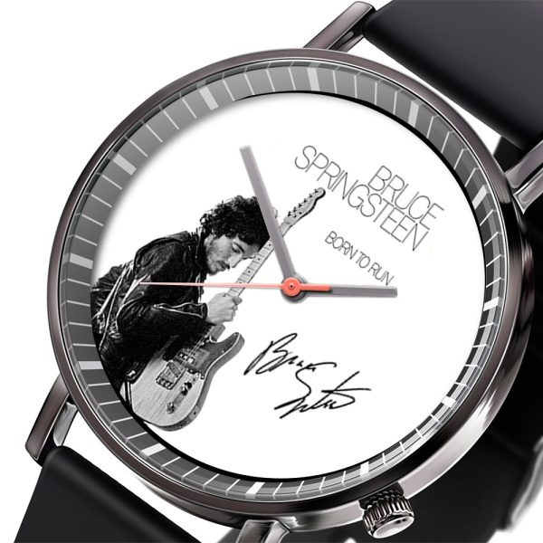 Bruce Springsteen Black Leather Watch - TANTN 4903