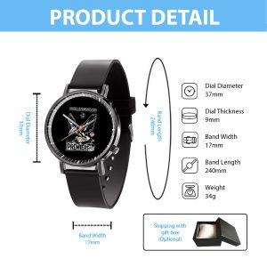 Collingwood FC Black Leather Watch - TANTN 4757