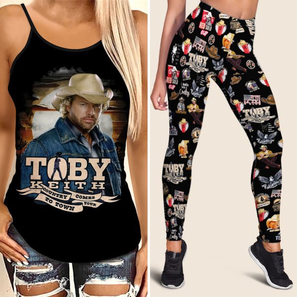 Toby Keith Criss-Cross Leggings - MAITM 5938