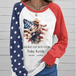 Toby Keith Round Neck Raglan Sleeve Sweatshirt – MAITM 5979