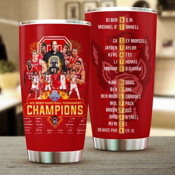 NC State Wolfpack Men's Basketball Tumbler Cup - MAITM 6169