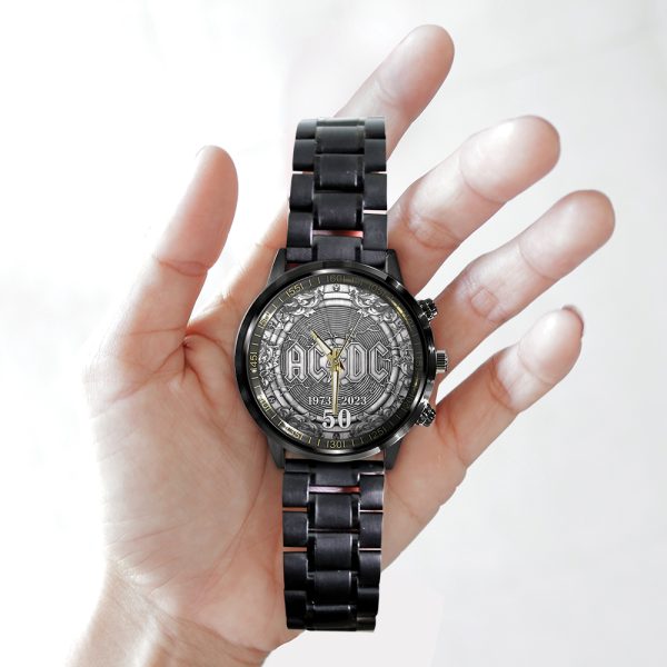 AC/DC Black Stainless Steel Watch - TANTN 5580