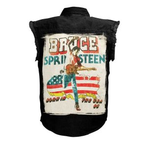 Bruce Springsteen 3D Lightweight Sleeveless Denim Shirt - ANHNV 3871