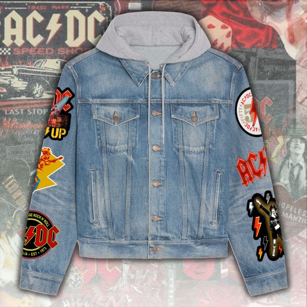 AC/DC Women's Denim Hood Jacket - ANHNV 3904