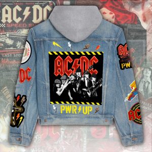 AC/DC Women's Denim Hood Jacket - ANHNV 3904