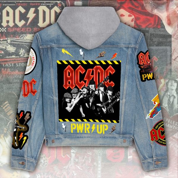 AC/DC Women's Denim Hood Jacket - ANHNV 3904