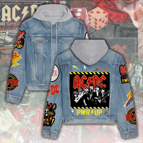 AC/DC Women's Denim Hood Jacket - ANHNV 3904