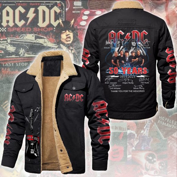 AC/DC 2D Winter Fleece Jacket - ANHNV 3953