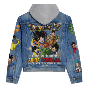 Dragon Ball Women's Denim Hood Jacket - ANHNV 3977