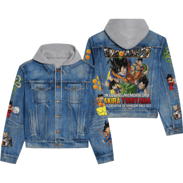 Dragon Ball Women's Denim Hood Jacket - ANHNV 3977