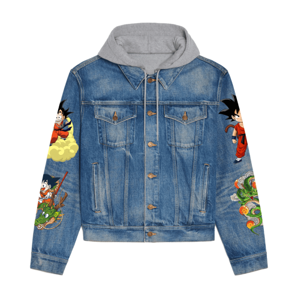 Dragon Ball Women's Denim Hood Jacket - ANHNV 3978