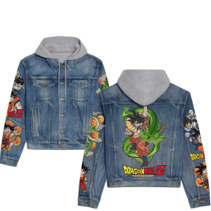 Dragon Ball Women's Denim Hood Jacket - ANHNV 3981