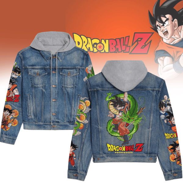 Dragon Ball Women's Denim Hood Jacket - ANHNV 3981