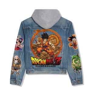 Dragon Ball Women's Denim Hood Jacket - ANHNV 3983