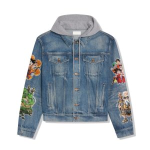 Dragon Ball Women's Denim Hood Jacket - ANHNV 3983