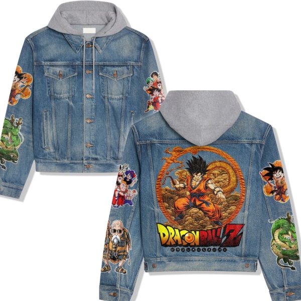 Dragon Ball Women's Denim Hood Jacket - ANHNV 3983