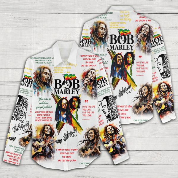 Bob Marley 3D Linen Shirt - ANHNV 4118