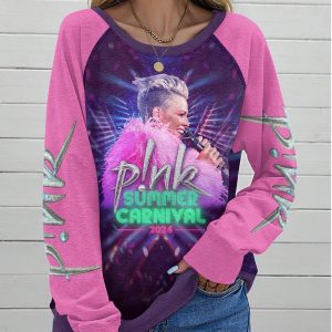 P!nk Round Neck Raglan Sleeve Sweatshirt – ANHNV 4069