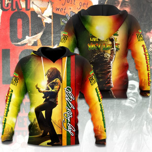 Bob Marley 3D Apparel - ANHNV 4076