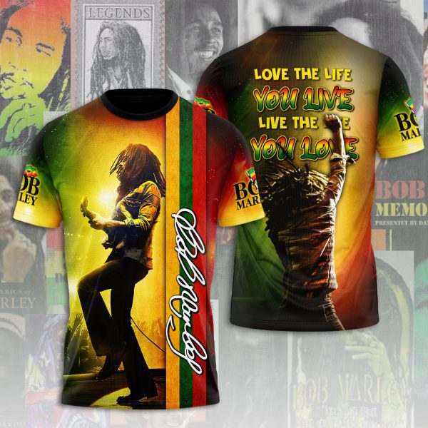 Bob Marley 3D Apparel - ANHNV 4076