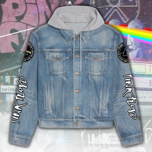 Pink Floyd Women's Denim Hood Jacket - ANHNV 4098