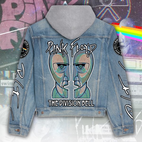 Pink Floyd Women's Denim Hood Jacket - ANHNV 4098