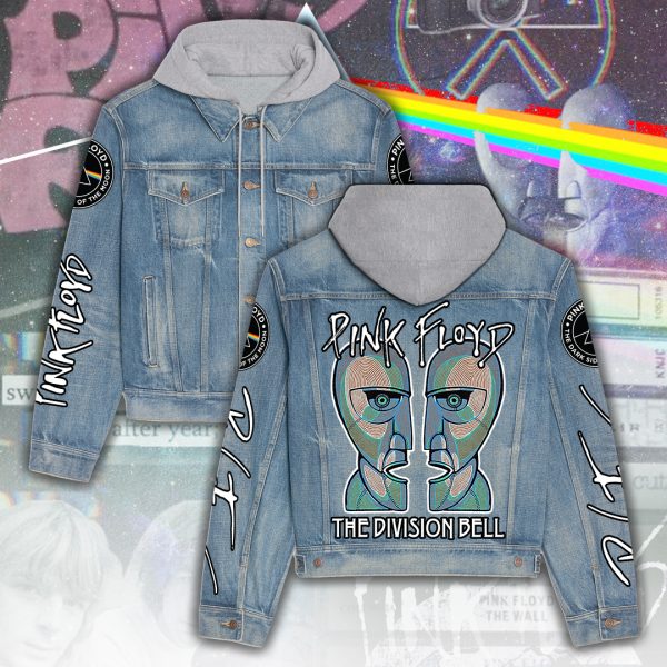 Pink Floyd Women's Denim Hood Jacket - ANHNV 4098