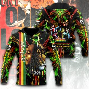 Bob Marley 3D Apparel - ANHNV 4102