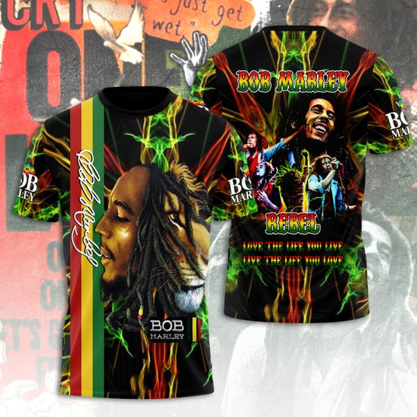 Bob Marley 3D Apparel - ANHNV 4102