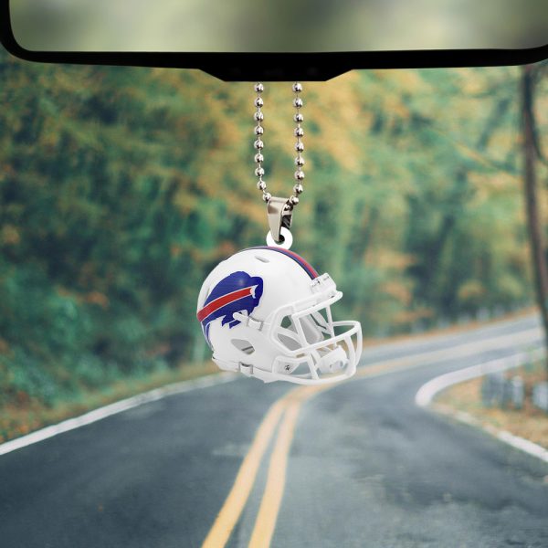 Buffalo Bills Custom Shape 2-sided Acrylic Car Ornament - TANTN 4876