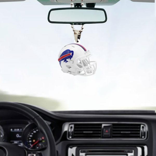 Buffalo Bills Custom Shape 2-sided Acrylic Car Ornament - TANTN 4876