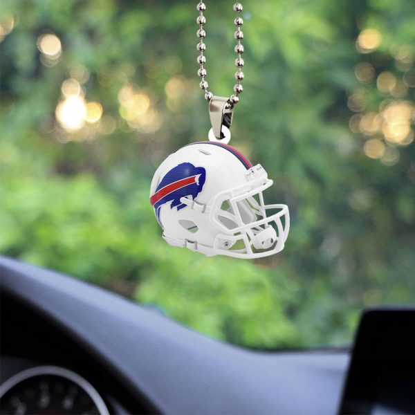 Buffalo Bills Custom Shape 2-sided Acrylic Car Ornament - TANTN 4876