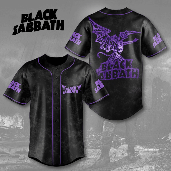 Black Sabbath Baseball Jersey - NGHIAVT 1546