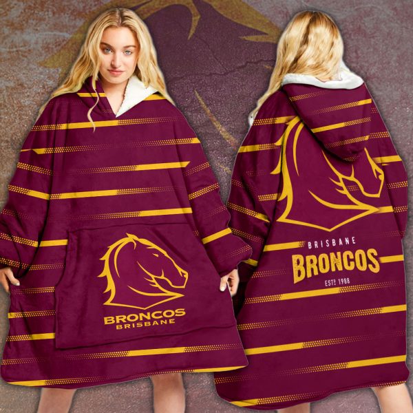 Brisbane Broncos 3D Fleece Oodie - VANDH 2579