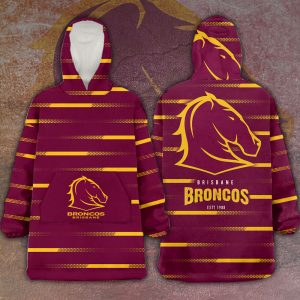 Brisbane Broncos 3D Fleece Oodie - VANDH 2579