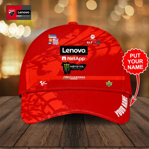 Personalized Ducati Lenovo Team Classic Cap - TANTN 5115