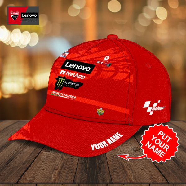 Personalized Ducati Lenovo Team Classic Cap - TANTN 5115