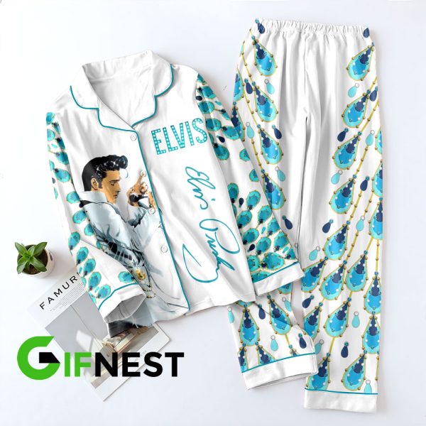 Elvis Presley Button Down Pajamas Set – VANDH 2666