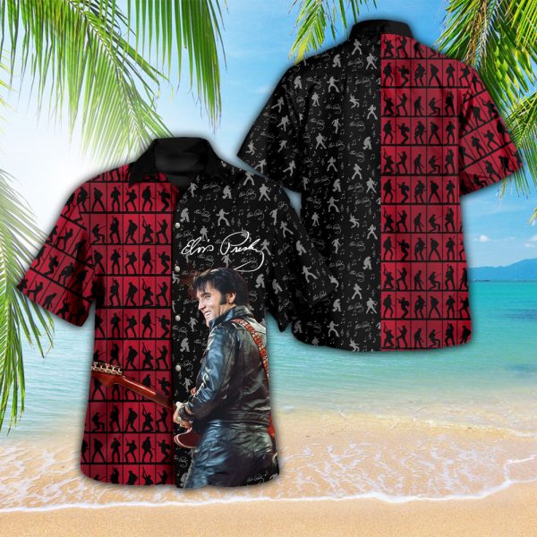 Elvis Presley 3D Hawaiian Shirt Shorts - HOATT 4573