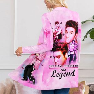 Elvis Presley Women’s Patch Pocket Cardigan – HUANNM 4342