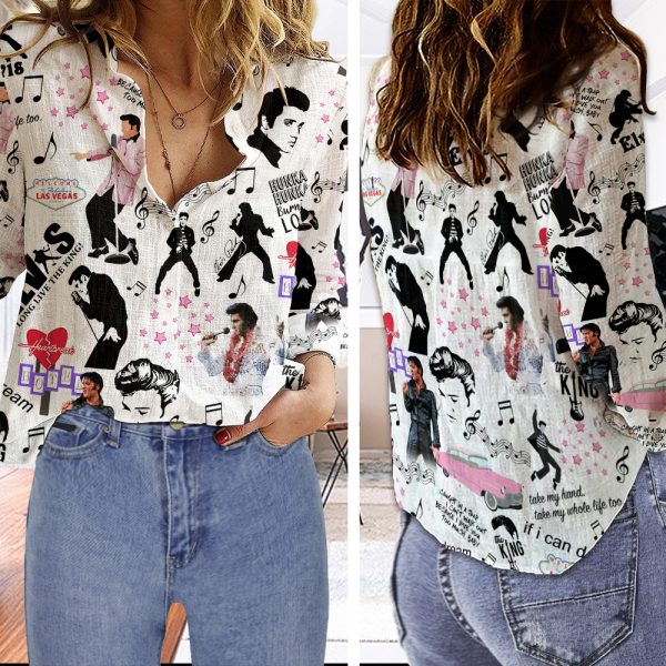 Elvis Presley 3D Linen Shirt - TANTN 5609