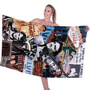 Elvis Presley Rectangle Beach Towel - TANTN 5596