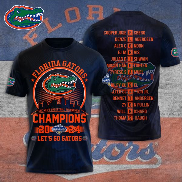 Florida Gators Men's Basketball 3D Apparel - TANTN 5070