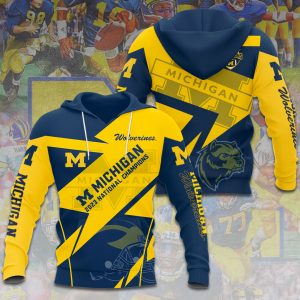 Michigan Wolverines Football 3D Apparel - GNE 067